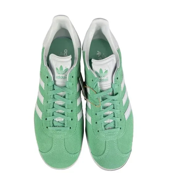 Adidas Originals Gazelle Green White Suede Shoes HQ4410 Women's Size 7 - 9.5 - Picture 7 of 9